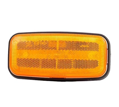 Lampa gabarit 125x60, LED, cu semnalizare, galbena, FT-080 Fristom