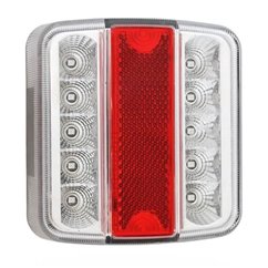 Lampa spate 100x90, 5 functii, ilumiare numar, LED, TRL-004 Dafa  