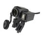 Priza bricheta cu USB, montare aparenta, pe ghidon Carmotion 86107