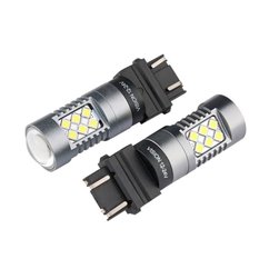 Set 2 becuri T25 LED 12 - 24V P27 7W Canbus Vision 58343 Carmotion