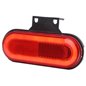 Lampa gabarit 124x49, LED, contur luminat, rosie, cu suport, 12-24V, W198 1400 Was