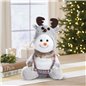 Om de zapada cu caciula ren - 30cm Family Christmas Snowman Decor 58729A