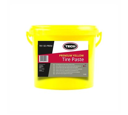 Pasta montat anvelope, alunecare, 5kg, galbena Tech