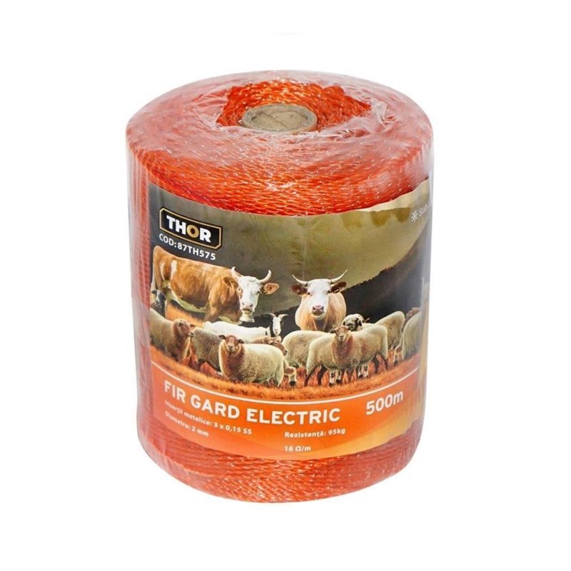 Rola fir portocalie fi2, 3x0.15mmSS 500m, 16Ohm/m, 87TH575 Thor