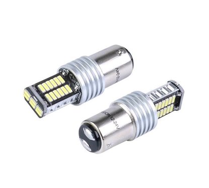 Set 2 becuri stop frana 30 LED-URI, 12-24V, P21/5W, CanBus 58937 Vision