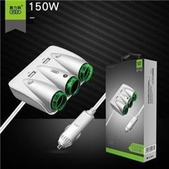 Stecher 3 prize 12/24V cu 2 USB, intrerupatoare, cu led, AL5011