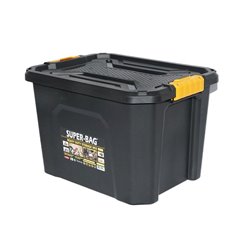 Cutie plastic transportare depozitare, sarcini grele, capac 40L, SuperBag BK92828