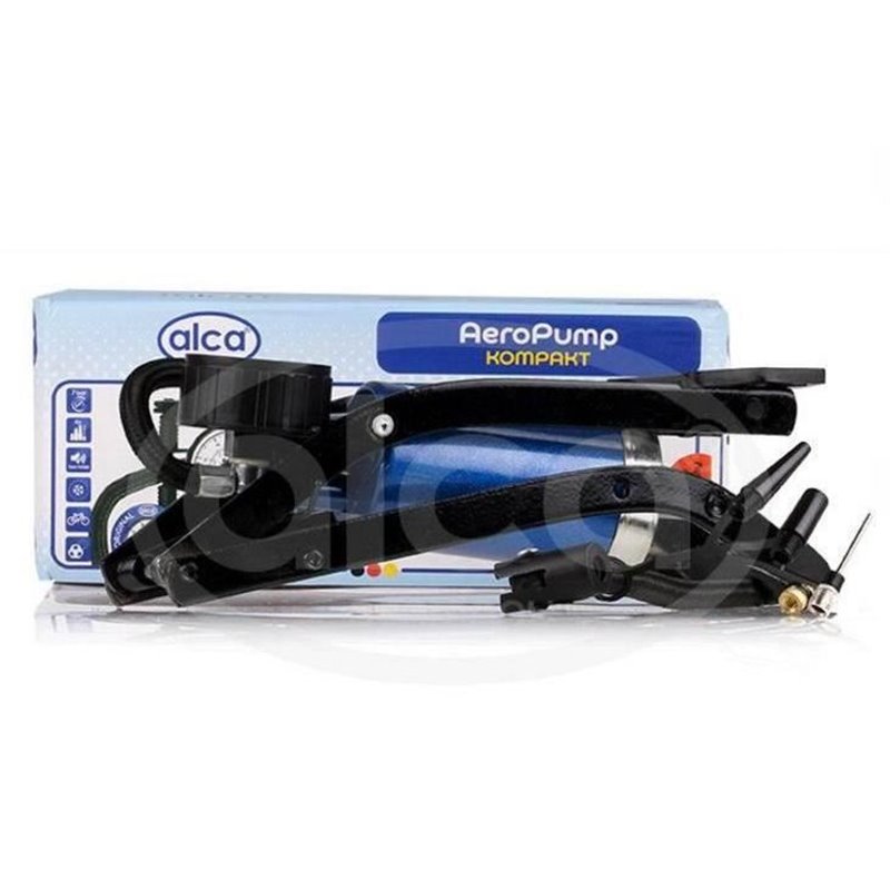 Pompa aer picior, 1 cilindru, mica, Kompact 201.20 Alca