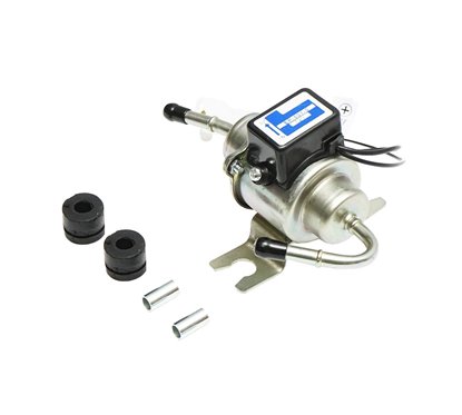 Pompa alimentare combustibil universala, electrica, cu filtru incorporat, 12V, L145mm, fi 6mm, pentru motorina, benzina, OEM YK-