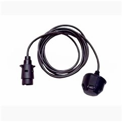 Cablu cu PRIZA + FISA 7pinI, 12V, cablu 3.0m -YLY Hybsz PP3*7/WG