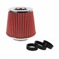 Filtru aer sport, cu 3 adaptori montare, Crom, 01282 Amio
