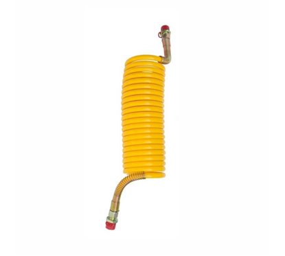 Furtun aer frana M16, spiralat 6m, galben, Hico PPN013