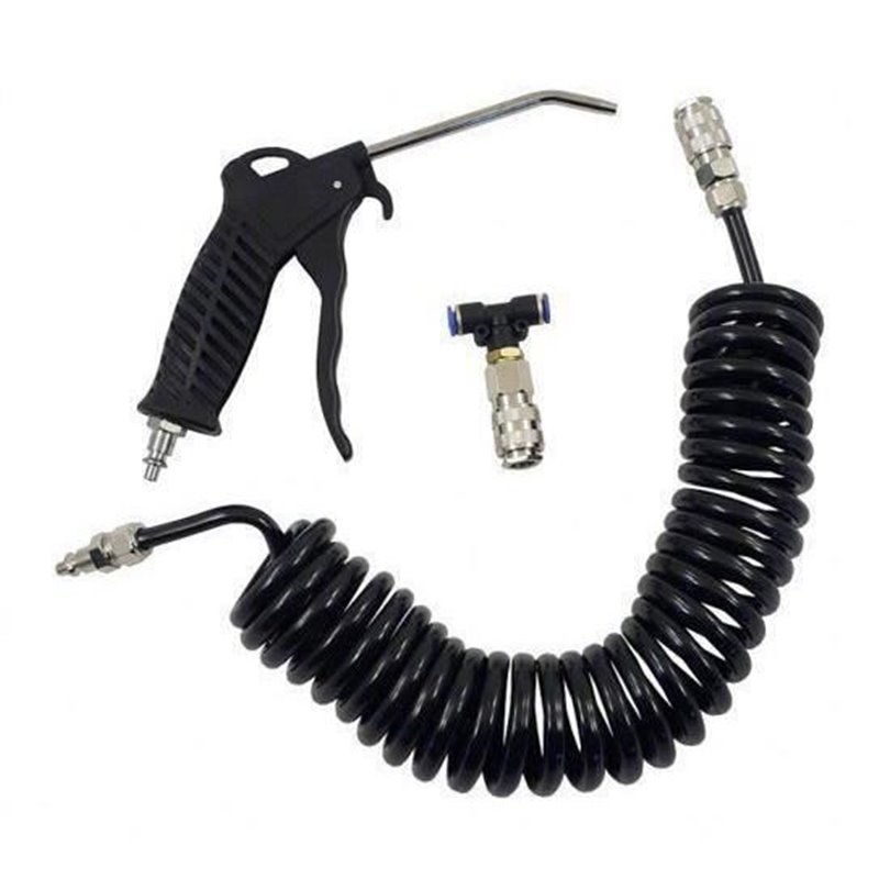 Furtun cu pistol aer cabina, mufa fi6, 5m/8mm, gros, 13Atm 02159 Amio Furtun cu pistol aer cabina, mufa fi6, 5m/8mm, gros, 13Atm 02159 Amio