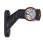 Lampa gabarit cu brat oblic 45Â°, 125mm, LED, 3 functii, alb-rosu-galbena, stanga, LD2181 Horpol