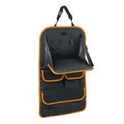 Organizator spate scaun, cu masuta si buzunare, Orange, 06601 Compass