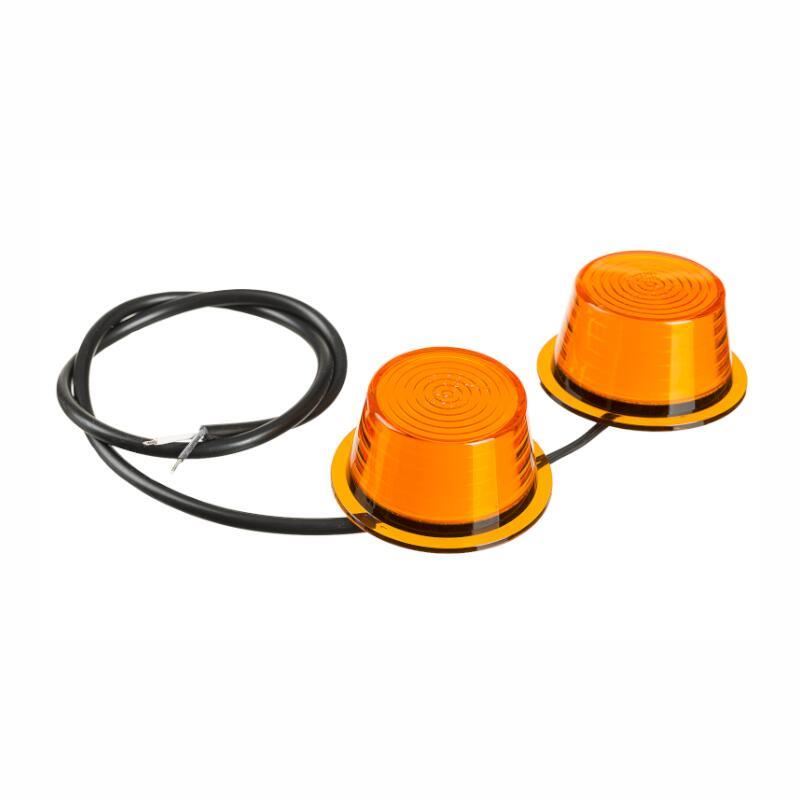 Set 2 bucati modul LED NEON, galben, pentru lampi semnalizare, cablu 700mm, MDP2612 Horpol