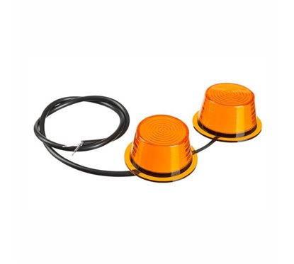 Set 2 bucati modul LED NEON, galben, pentru lampi semnalizare, cablu 700mm, MDP2612 Horpol