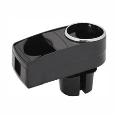 Suport pahar si telefon, rotativ, cu baza ajustabila, multifunctional, negru-crom, Select, 06271 Compass