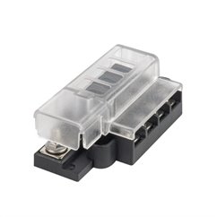 Cutie sigurante plate 4 cai, maximum 30A, cu capac protectie, 03835 Amio