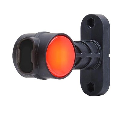 Lampa gabarit cu brat 125mm, LED NEON, alb si rosu, W148.3 1098 Was