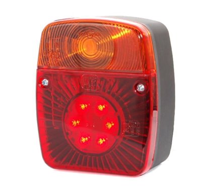 Lampa spate 101x121, 3 functii, hibrid LED, dreapta, W18UDZ 478 Was 