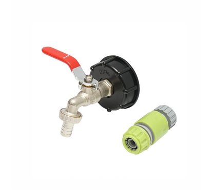 Robinet scurgere bazin IBC, fi60, 1/2", cu cupla rapida 1/2", EW81