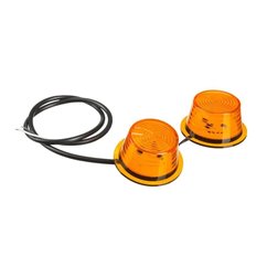 Set 2 bucati modul LED OLD SCHOOL, galben, pentru lampi semnalizare, cablu 700mm, MDP2592 Horpol