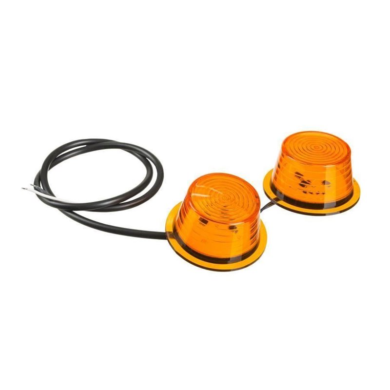 Set 2 bucati modul LED OLD SCHOOL, galben, pentru lampi semnalizare, cablu 700mm, MDP2592 Horpol