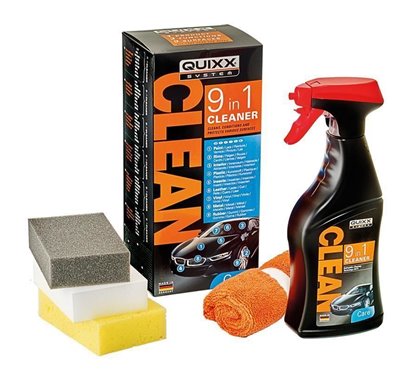Solutie curatat interior exterior, toate suprafetele, 500ml, plastic, vopsea, jenti, insecte AllSurface 9in1 Quixx