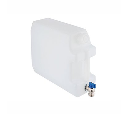 Canistra apa potabila 10L, cu robinet metal, filet fi26mm, alba, atestata alimentar, 86957 Carmotion