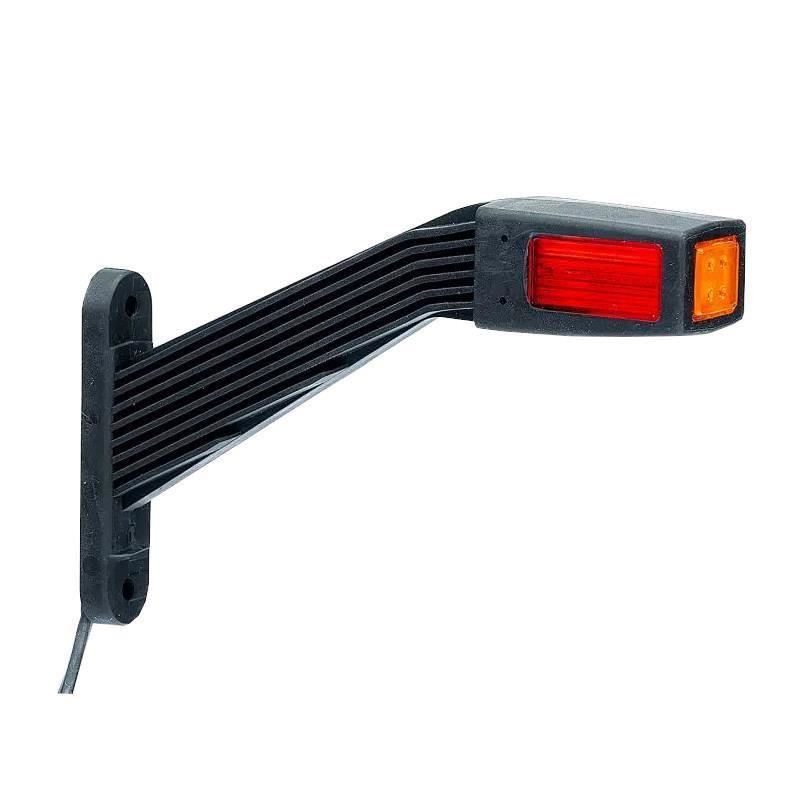 Lampa de gabarit cu brat 190mm, cotit la 45°, LED, 3 functii, dreapta FT-145-P Fristom Lampa de gabarit cu brat 190mm, cotit la 45°, LED, 3 functii, dreapta FT-145-P Fristom