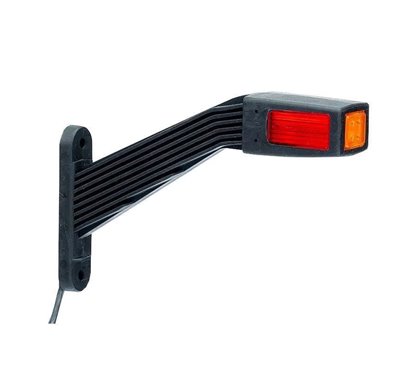 Lampa de gabarit cu brat 190mm, cotit la 45°, LED, 3 functii, dreapta FT-145-P Fristom