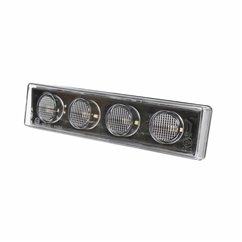 Lampa gabarit 180x45, 4 LED-uri, incastrabila cu mufa, lumina alba, Scania R 4, BK69508