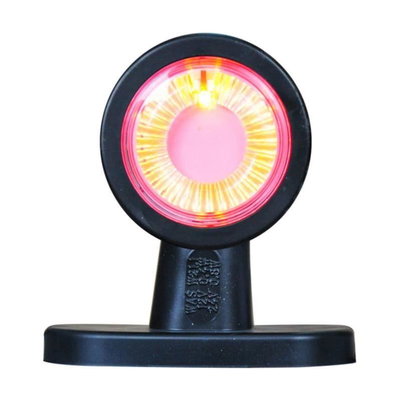 Lampa gabarit cu brat drept 95mm, 411, LED, alb-rosie, 12-24V Was  