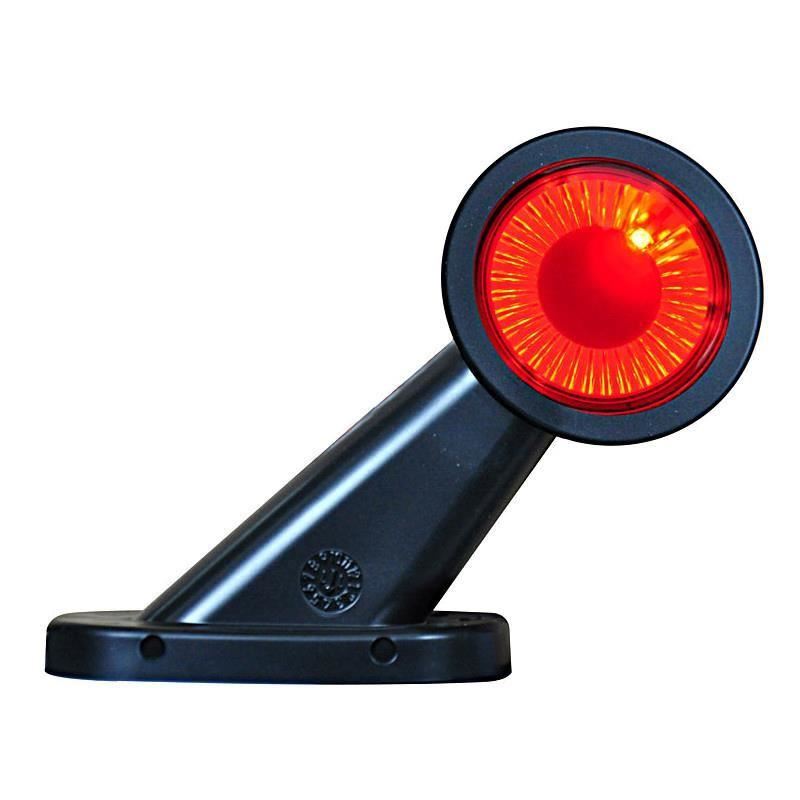 Lampa gabarit cu brat oblic 45Â° 108mm, LED, alb-rosie, stanga, 12-24V, W21.7s 417bcL Was 