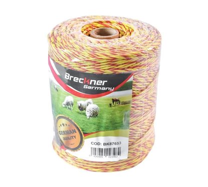 Rola fir galben cu rosu, fi2, 6x0.15mm, 500M, BK87653