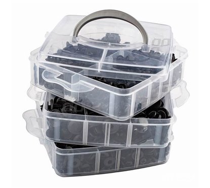 Set 620 cleme si elemente de fixare, 16 marimi diferite, 02831 Amio 