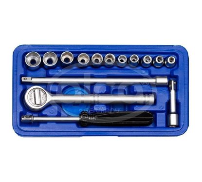 Set chei tubulare 4-13, 17 bucati si clichet, 408.00 Alca