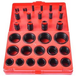 Set oringuri negre 382buc cutie rosie ORKIT-5A BK81037