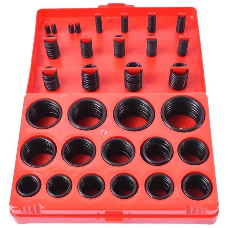 Set oringuri negre 382buc cutie rosie ORKIT-5A BK81037