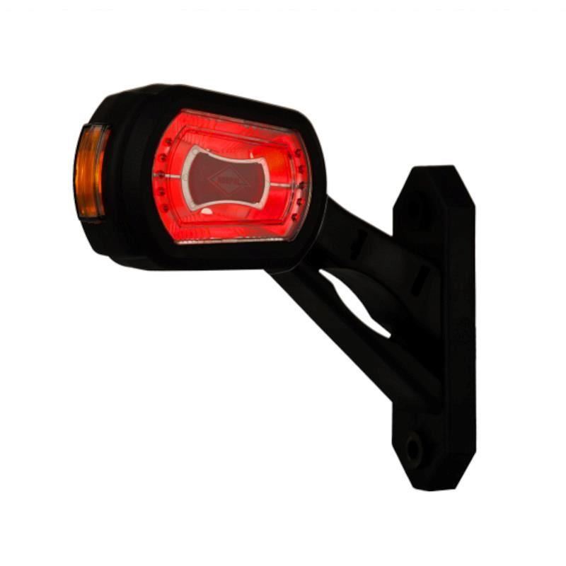 Lampa gabarit cu brat 129mm, LED, oblic 45 grade, stanga, HOR101, LDCC2696 Horpol Lampa gabarit cu brat 129mm, LED, oblic 45 grade, stanga, HOR101, LDCC2696 Horpol