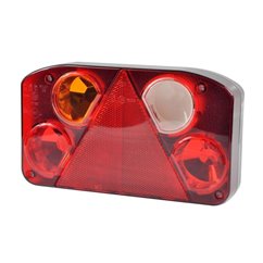 Lampa spate, 232x138, 6 functii, cu triunghi, ceata si mers inapoi, stanga, tipHor68 LZT810 Horpol