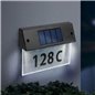 Numar casa inox, iluminare LED, solara, Garden Of Eden 11446C Numar casa inox, iluminare LED, solara, Garden Of Eden 11446C