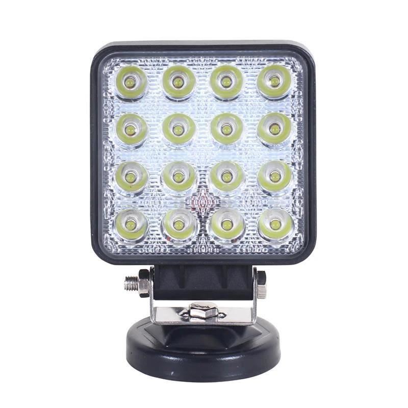 Proiector lucru 110x110, 16 LED-uri, 10-30V, 48W, 3400lm, flood, TT.13208