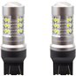 Set 2 becuri pozitie si frana, T20, 24 LED-uri, SMD3030, 12/24V, W21/5W 7443 CANBUS, 02126 Amio Set 2 becuri pozitie si frana, T20, 24 LED-uri, SMD3030, 12/24V, W21/5W 7443 CANBUS, 02126 Amio