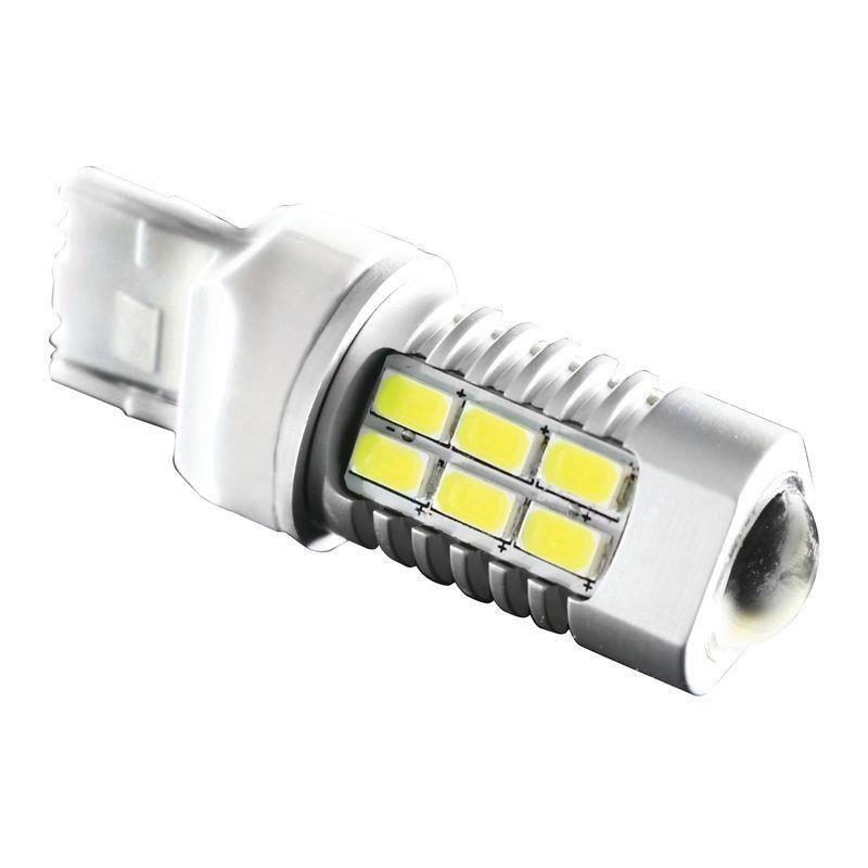 Bec pozitie frana T20, 20 LED-uri SMD, 12-24V W21/5W CANBUS, EVO Performance EV93746
