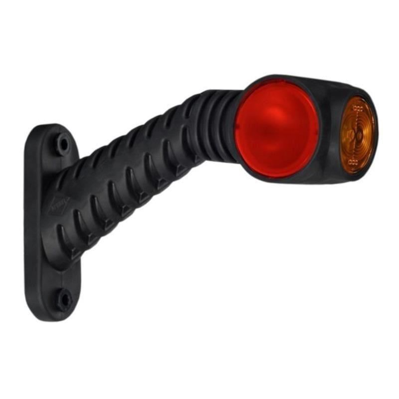 Lampa gabarit cu brat oblic 45Â°, 175mm, LED, 3 functii, dreapta, LD2030 Horpol