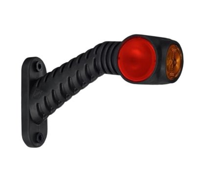 Lampa gabarit cu brat oblic 45°, 175mm, LED, 3 functii, dreapta, LD2030 Horpol
