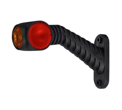 Lampa gabarit cu brat oblic 45°, 175mm, LED, 3 functii, stanga, LD2031 Horpol