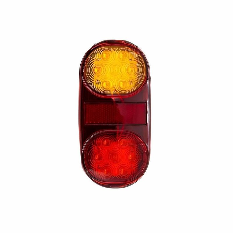 Lampa spate 160x76, dreapta-stanga, 4 functii, catadioptru, 12-24V, 18 LED-uri, JCB TT.12014